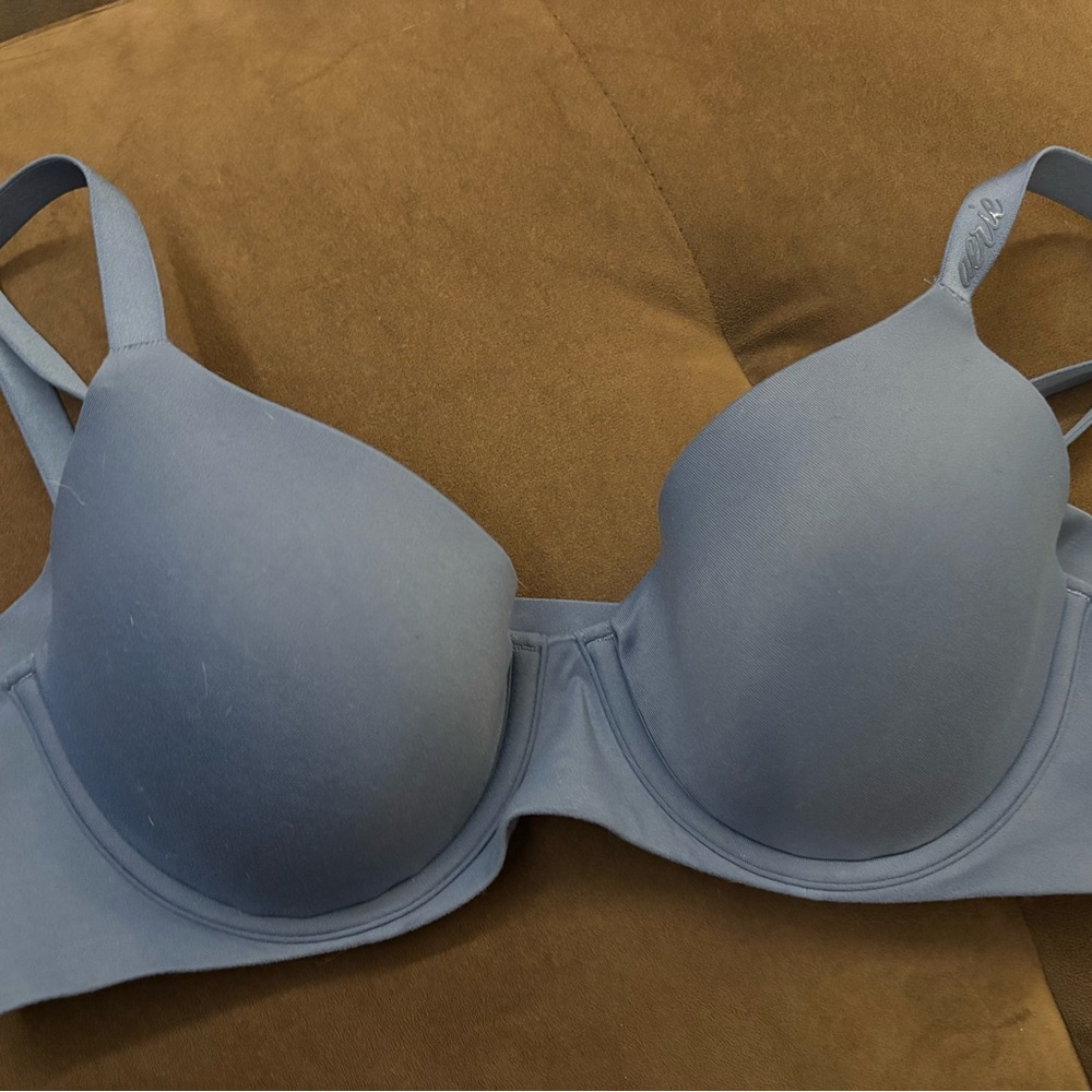 Aerie Smoothez Bra in Dusty Blue
